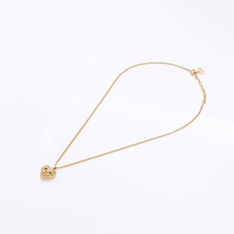 基督教Dior CD徽标项链Gold WS9066