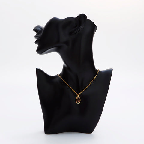 Christian Dior Logo Collier Vintage Gold WS9075