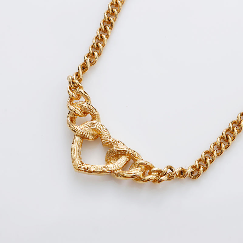 クリスチャンディオール Christian Dior ハート ラインストーン