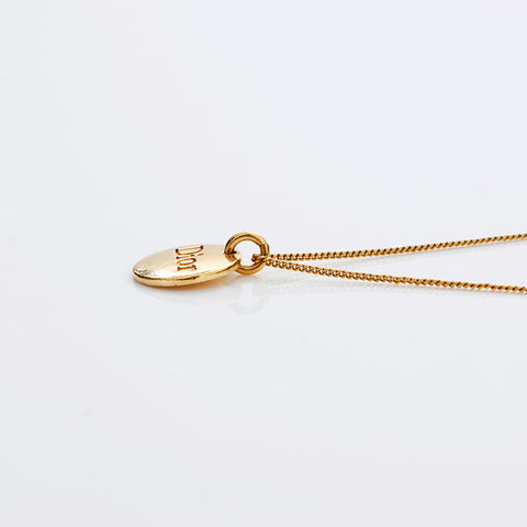 Christian Dior Logo Collier Vintage Gold WS9096