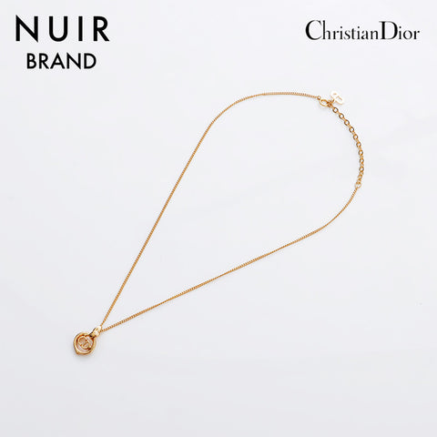 Christian Dior CD Logo Collier Vintage Gold WS9102