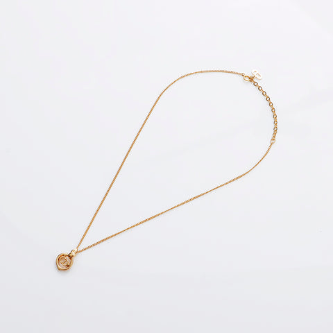 Christian Dior CD logo vintage Collier or WS9102