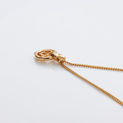 Christian Dior CD Logo Collier Vintage Gold WS9102