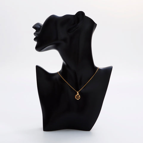 Christian Dior CD logo vintage Collier or WS9102