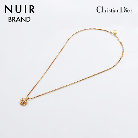 Christian Dior CD Logo Collier Vintage Gold WS9104