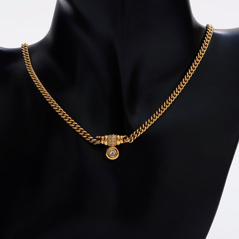 Christian Dior vintage Collier Gold WS9105