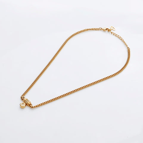 Christian Dior vintage Collier Gold WS9105