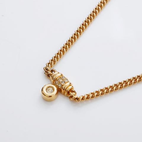 Christian Dior vintage Collier Gold WS9105