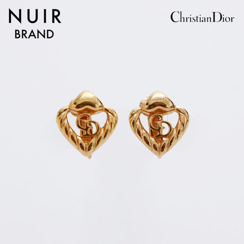 基督教Dior CD徽标耳环金WS9112