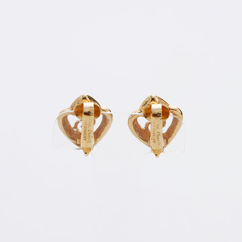 基督教Dior CD徽标耳环金WS9112