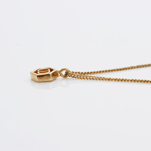 Christian Dior CD logo Collier or WS9123
