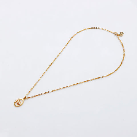 Collier logo Christian Dior or WS9130