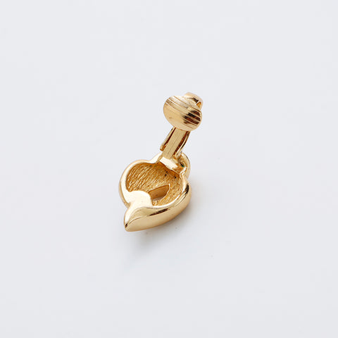 Christian Dior Rhinestone Earring gold WS9131