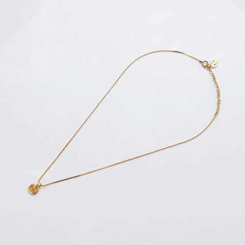 基督教Dior CD徽标项链Gold WS9133