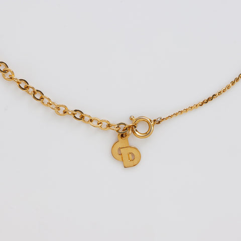 基督教Dior CD徽标项链Gold WS9133
