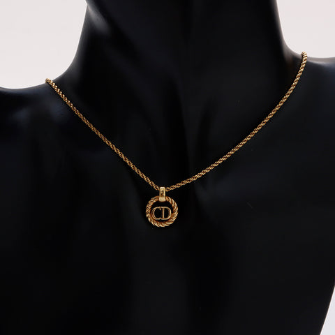 基督教Dior CD徽标项链Gold WS9139