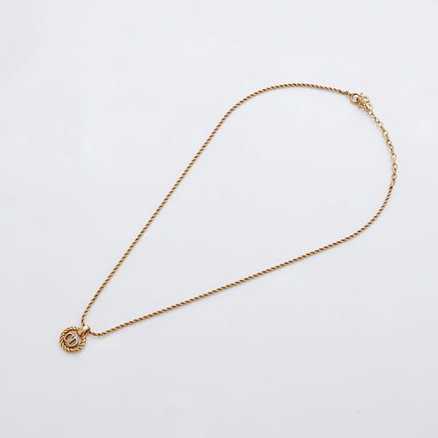 基督教Dior CD徽标项链Gold WS9139