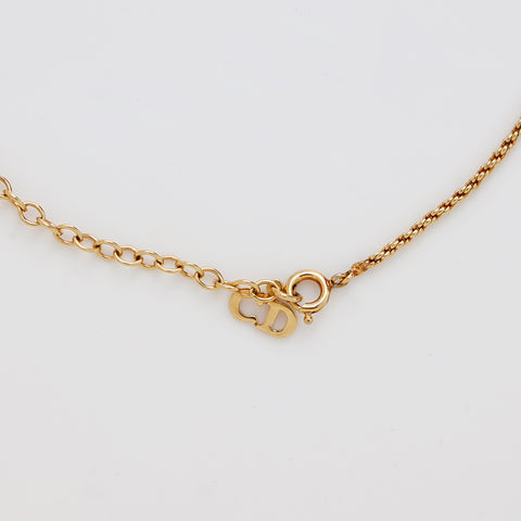 基督教Dior CD徽标项链Gold WS9139