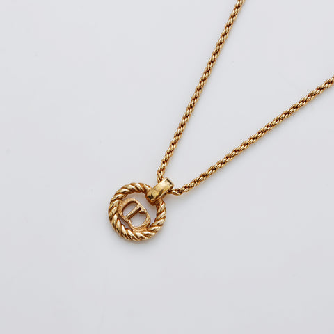 基督教Dior CD徽标项链Gold WS9139
