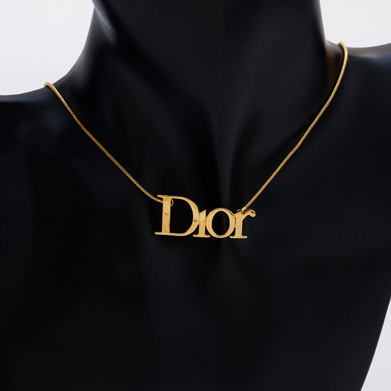★Christian Dior クリスチャン ディオール　ネックレス　ロゴ クリスチャンディオール Christian Dior ロゴ ネックレス