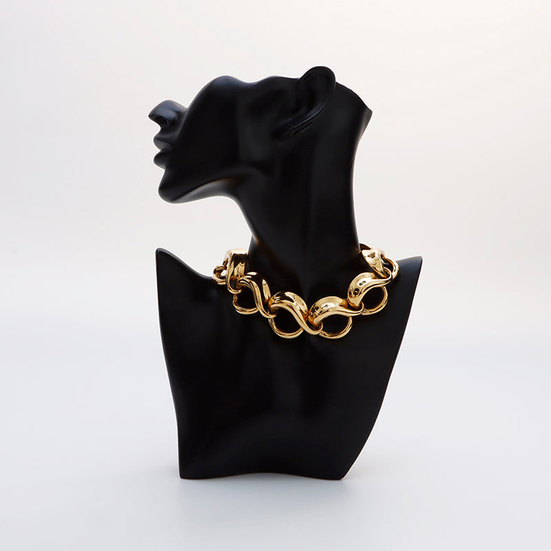 ジバンシィ GIVENCHY チョーカー ヴィンテージ ネックレス ゴールド