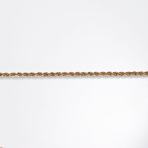 Christian Dior CD logo strass coeur vintage Collier or WS9151