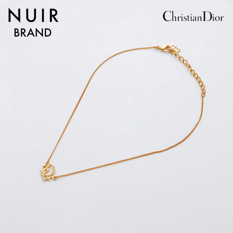 クリスチャンディオール Christian Dior ロゴ ヴィンテージ ネックレス ゴールド WS9165 – NUIR VINTAGE