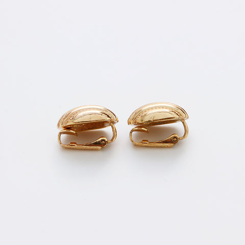 克里斯蒂安·迪奥（Christian Dior）复古圆形耳环黄金WS9171