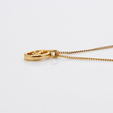 基督教Dior CD徽标项链Gold WS9188