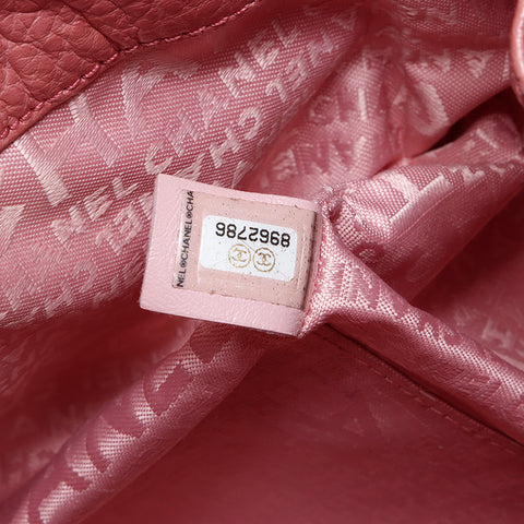 CHANEL No.8 Kalbslederkette 2,55 Kordelzugtasche Umhängetasche rosa WS9199