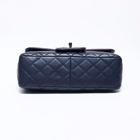 Chanel Chanel 23 Lambe Matelasse Coco Mark Sac épaule Navy WS9202