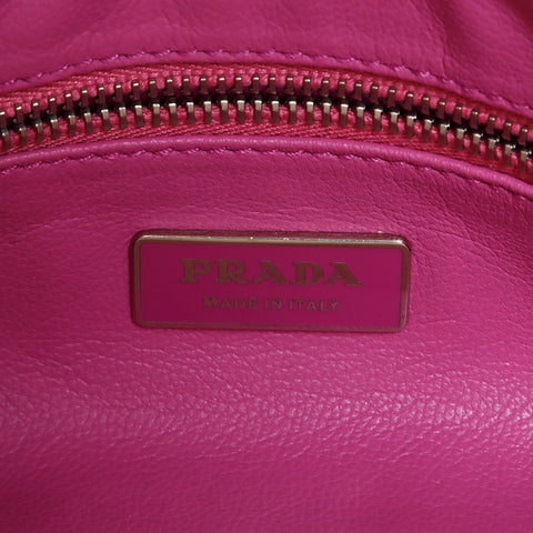 プラダ PRADA チェーン レザー ショルダーバッグ ブラック WS9222