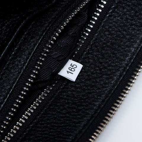 Prada Vitello City离合器袋黑色WS9232