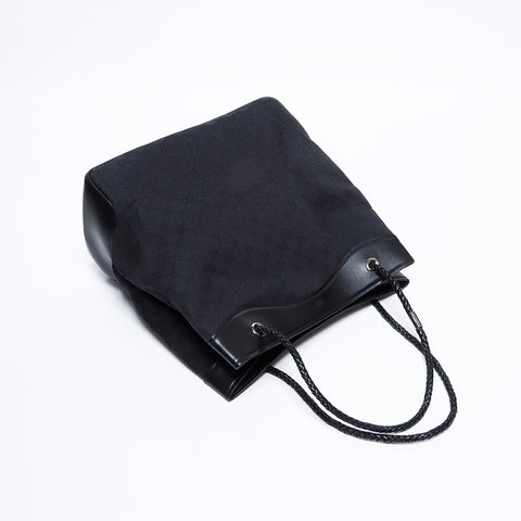 Gucci GG帆布手提袋黑色WS9246