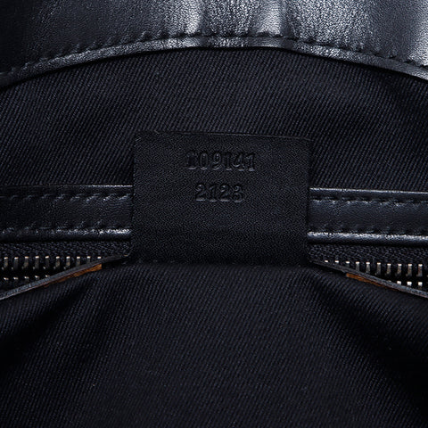 Gucci GG帆布手提袋黑色WS9246