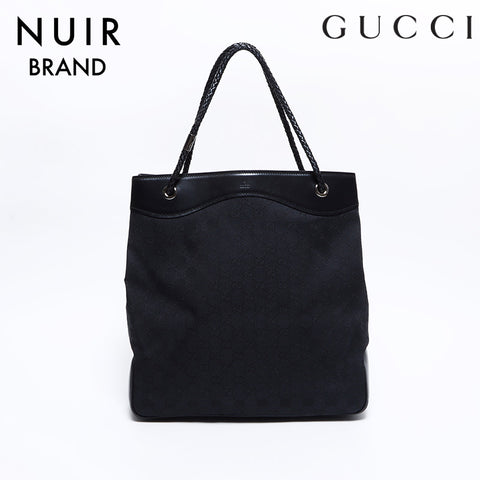 Gucci GG帆布手提袋黑色WS9246