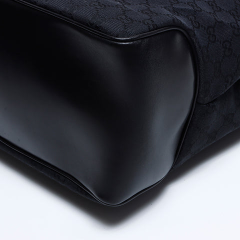Gucci GG帆布手提袋黑色WS9246