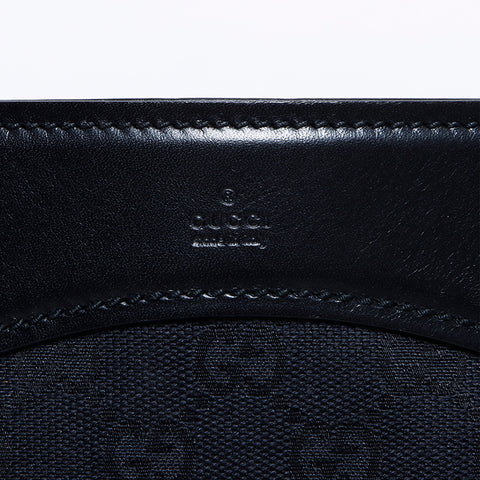 Gucci GG帆布手提袋黑色WS9246