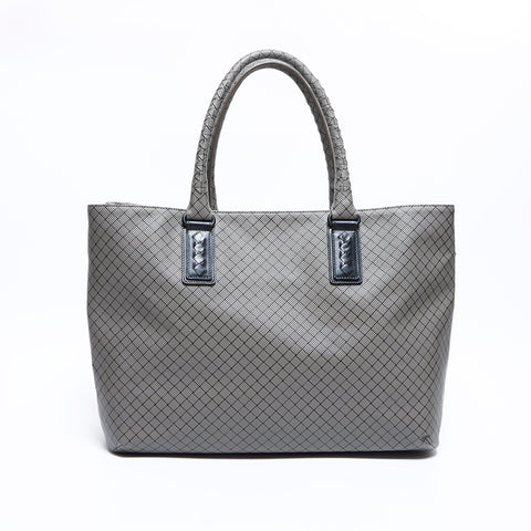 ボッテガヴェネタ BOTTEGAVENETA PVC マルコポーロ トートバッグ グレー WS9258