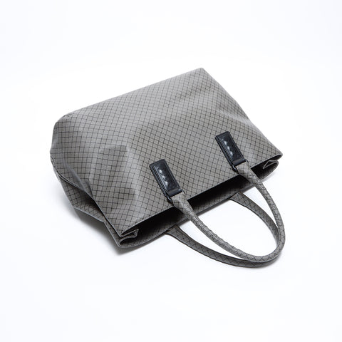 ボッテガヴェネタ BOTTEGAVENETA PVC マルコポーロ トートバッグ グレー WS9258