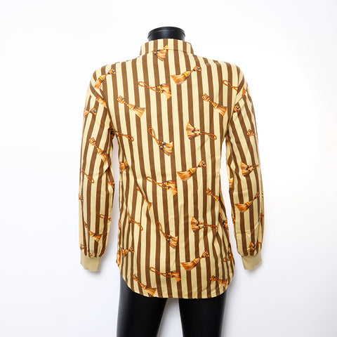 Christian Dior Multicolor Sleeve Ribs Long sleeve shirt yellow WS9279