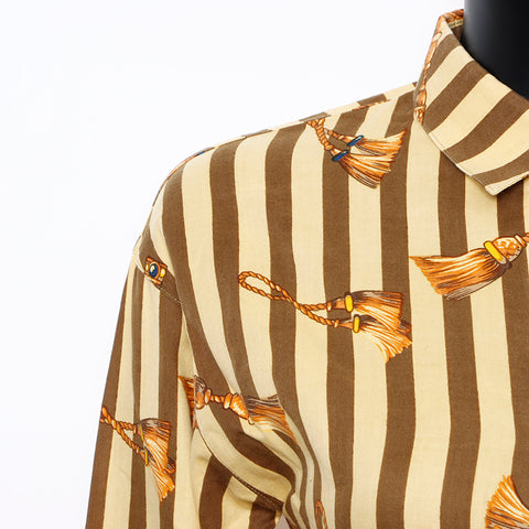 Christian Dior Multicolor Sleeve Ribs Long sleeve shirt yellow WS9279