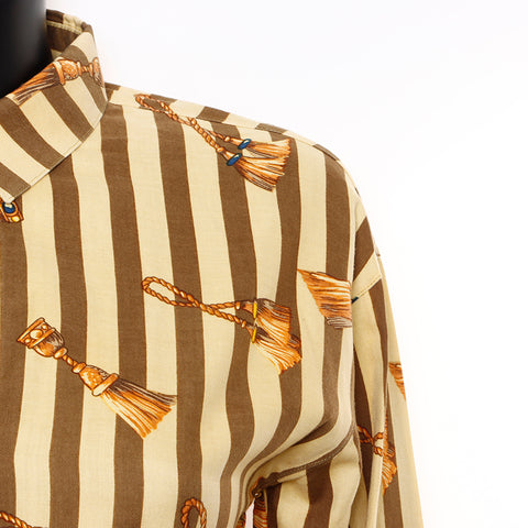 Christian Dior Multicolor Sleeve Ribs Long sleeve shirt yellow WS9279