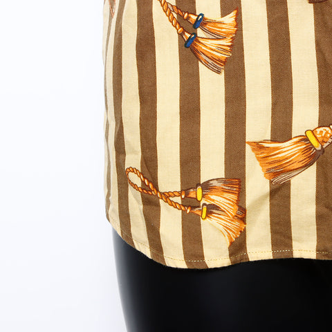 Christian Dior Multicolor Sleeve Ribs Long sleeve shirt yellow WS9279