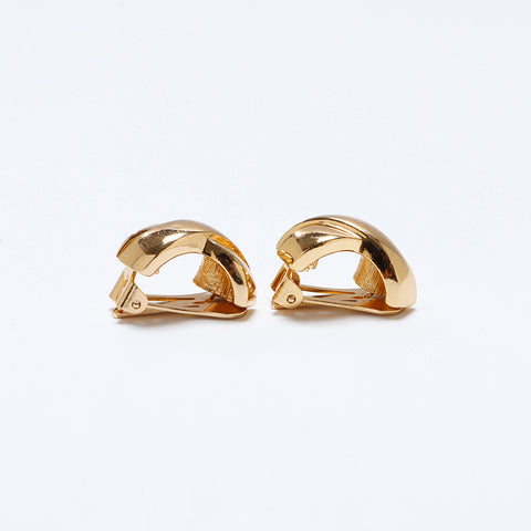 克里斯蒂安·迪奥（Christian Dior）复古耳环金黄金WS9286