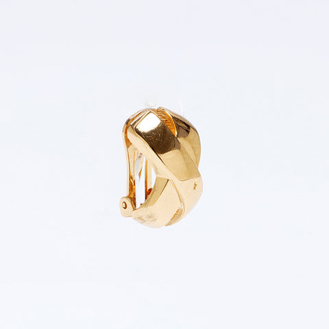 克里斯蒂安·迪奥（Christian Dior）复古耳环金黄金WS9286