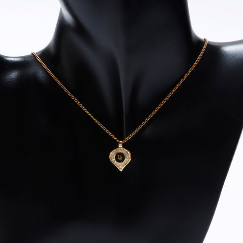 Christian Dior Vintage strass Collier or WS9300