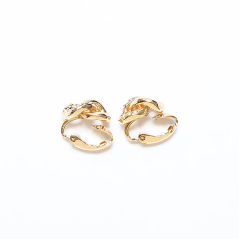 基督教Dior复古水钻耳环金WS9302