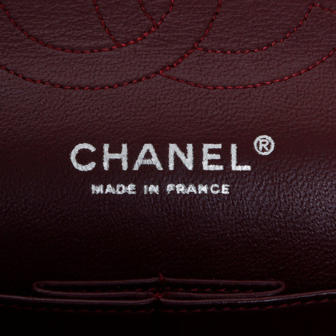 Chanel Chanel Nr. 12 Doppelklappe Matelasse Coco Mark Drehen Sie Schloss Silber Hardware -Umhängetasche Schwarz WS9313