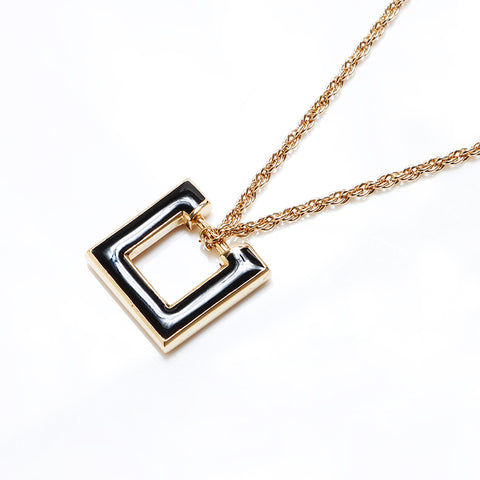 Christian Dior Ensemble de Collier Pierce en Strass Collier or WS9328